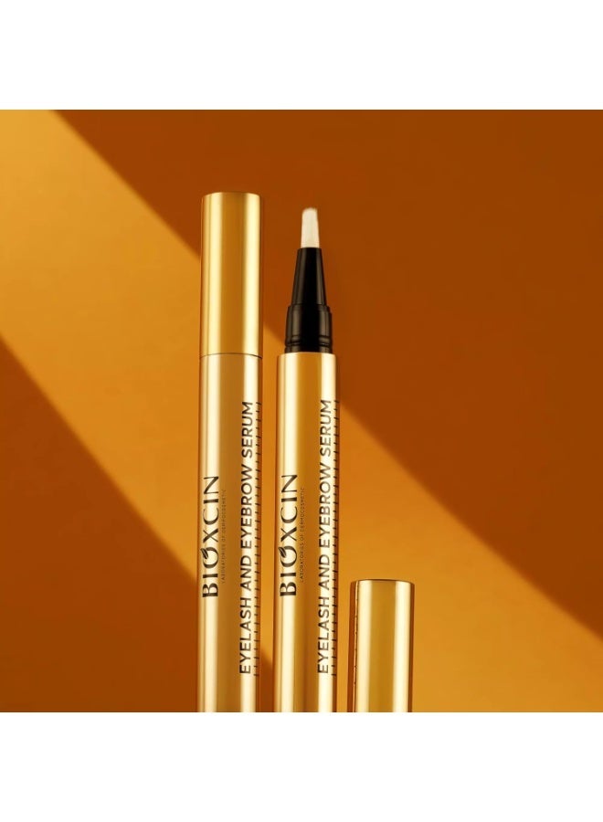 بيوكسين سيروم بيوكسين للرموش والحواجب بالكولاجين وحمض الهيالورونيك لنمو أقوى وأكثر كثافة - Image 4